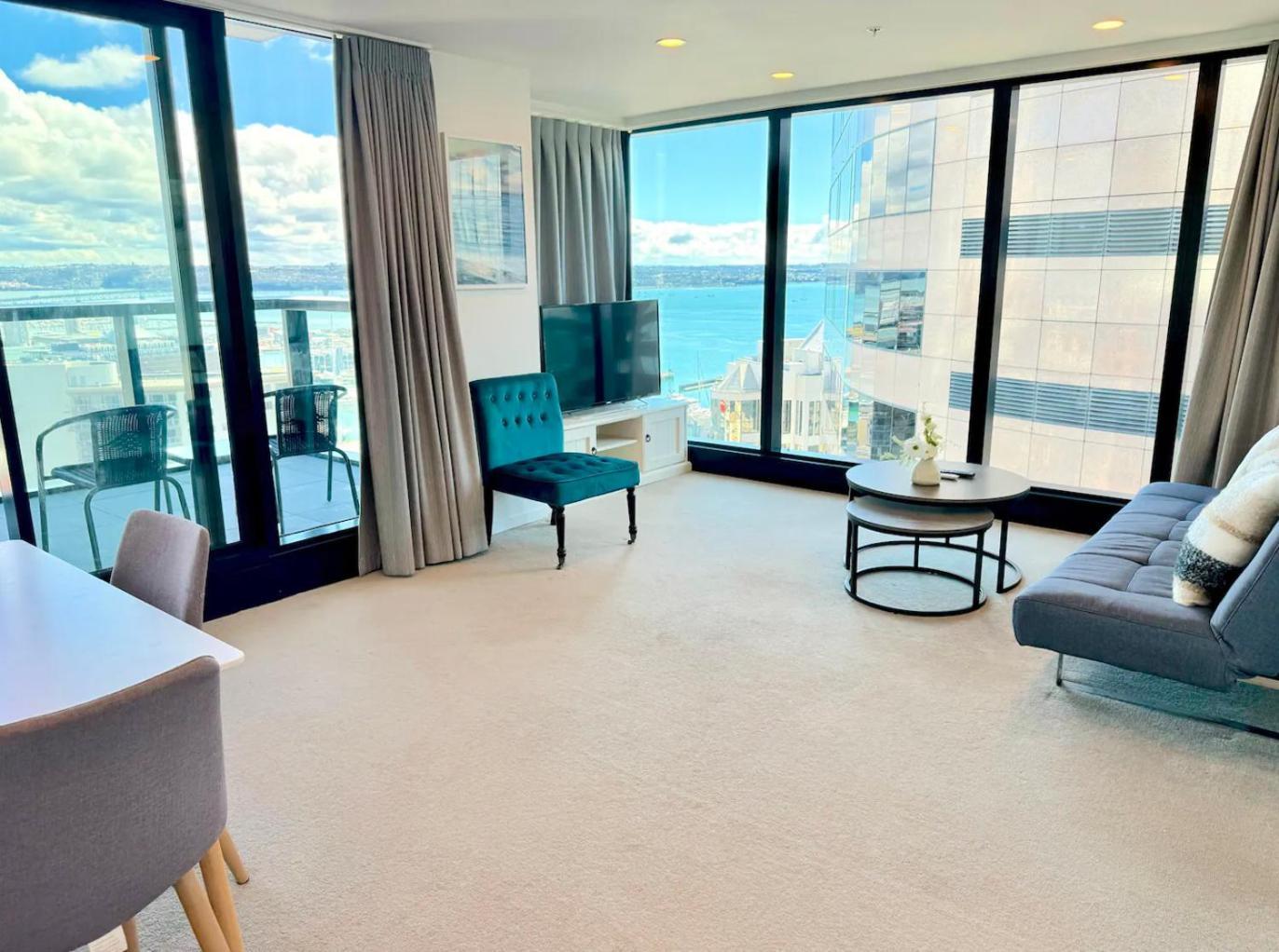 Gorgeous Seaview 2 Bedroom Apartment In Auckland Cbd Extérieur photo